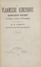 De Vlaamsche Kunstbode. Jaargang 7,  [tijdschrift] Vlaamsche Kunstbode, De