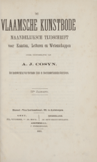 De Vlaamsche Kunstbode. Jaargang 11,  [tijdschrift] Vlaamsche Kunstbode, De