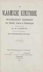 De Vlaamsche Kunstbode. Jaargang 12,  [tijdschrift] Vlaamsche Kunstbode, De