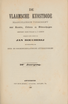 De Vlaamsche Kunstbode. Jaargang 18,  [tijdschrift] Vlaamsche Kunstbode, De