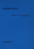 Voortgang. Jaargang 14 (1993 en 1994),  [tijdschrift] Voortgang