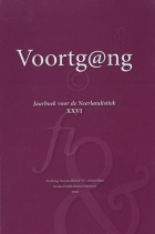 Voortgang. Jaargang 26,  [tijdschrift] Voortgang