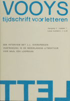 Vooys. Jaargang 5,  [tijdschrift] Vooys