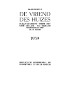 De Vriend des Huizes. Jaargang 57,  [tijdschrift] Vriend des Huizes, De