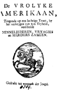 De vrolyke Amerikaan, Anoniem Vrolyke Amerikaan, De