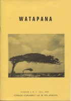 Watapana. Jaargang 1,  [tijdschrift] Watapana