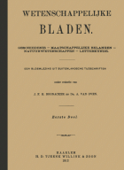 Wetenschappelijke Bladen. Jaargang 1913,  [tijdschrift] Wetenschappelijke Bladen