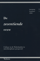 De Zeventiende Eeuw. Jaargang 9,  [tijdschrift] Zeventiende Eeuw, De