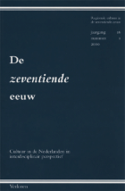 De Zeventiende Eeuw. Jaargang 16,  [tijdschrift] Zeventiende Eeuw, De