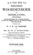 Biographisch woordenboek der Nederlanden. Deel 15, A.J. van der Aa