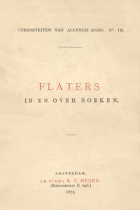 Flaters in en over boeken, R.C. d' Ablaing van Giessenburg