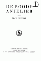 De roode anjelier (onder ps. Max Dupont), Jan Apon