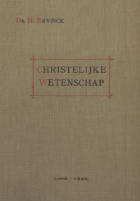 Christelijke wetenschap, H. Bavinck