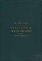 Wijsbegeerte der openbaring, H. Bavinck