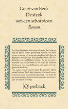 De steek van een schorpioen, Geert van Beek