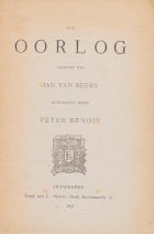 De oorlog, Jan van Beers