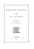 Rijzende blaren, Jan van Beers