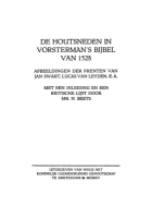 De houtsneden in Vorsterman's bijbel, Nicolaas Beets