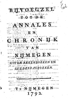 Bijvoegzel tot de annales en chronijk van Nijmegen uit de rekenboeken en guedesdagboeken, Johannes in de Betouw