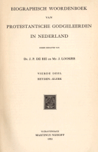 Biographisch woordenboek van protestantsche godgeleerden in Nederland. Deel 4, Jan Pieter de Bie, Jakob Loosjes