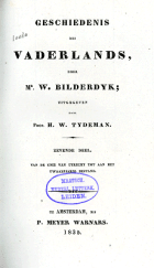 Geschiedenis des vaderlands. Deel 7, Willem Bilderdijk