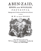 Aben-Zaïd, keizer der Mogollen, Jean Bernard le Blanc