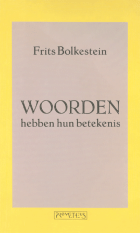 Woorden hebben hun betekenis, Frits Bolkestein