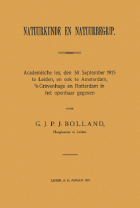 Natuurkunde en natuurbegrip., G.J.P.J. Bolland