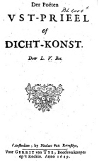 Der poëten lust-prieel of dicht-konst, Lambert van den Bosch