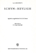 Schyn-heyligh, G.A. Bredero