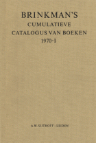 Brinkman's cumulatieve catalogus van boeken 1970 (januari-juni), Carel Leonard Brinkman
