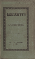 Gedichten, Lambrecht van den Broek