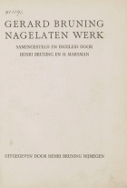 Nagelaten werk, Gerard Bruning