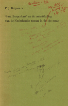 'Sara Burgerhart' en de ontwikkeling van de Nederlandse roman in de 18e eeuw, P.J. Buijnsters