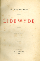 Lidewyde, Cd. Busken Huet