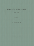 Nederlandsche bellettrie 1857-1876. Deel 1, Cd. Busken Huet