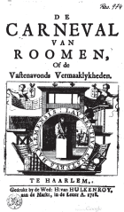 De carneval van Roomen of de vastenavonds vermaaklykheden, Jacomo Callot