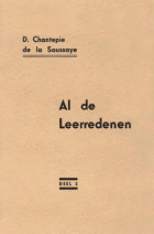 Al de leerredenen. Deel 2, Daniel Chantepie de la Saussaye