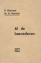 Al de leerredenen. Deel 3, Daniel Chantepie de la Saussaye