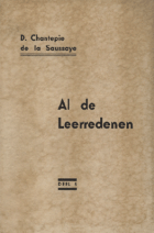 Al de leerredenen. Deel 5, Daniel Chantepie de la Saussaye