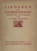 Liederen. Deel 2, A. van Collem