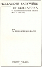 Hollandse skrywers uit Suid-Afrika. Deel 2 (1875-1905), Elizabeth Conradie