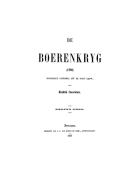 De boerenkryg (1798). Deel 1, Hendrik Conscience