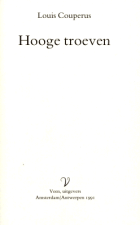 Hooge troeven, Louis Couperus