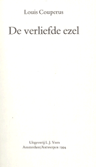 De verliefde ezel, Louis Couperus