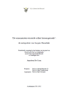 'De ornamentenversierde cither heraangeraakt'. De metapoëzie van Jacques Hamelink, Anneleen De Coux