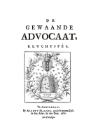 De gewaande advocaat, Pieter de la Croix