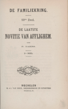 De laatste novitie van Afflighem. Deel 1, Pieter Daens