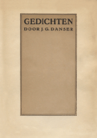 Gedichten, Johan Gustaaf Danser