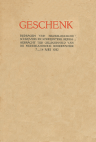 Geschenk. Bijdragen van Nederlandsche schrijvers en schrijfsters, A.M.E. van Dishoeck, C.J. Kelk, Cornelis Veth